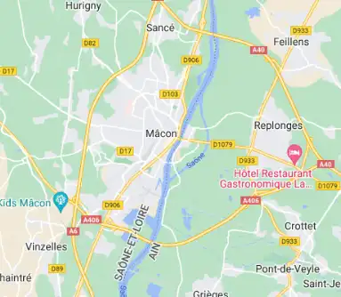 carte google maps agence seo macon