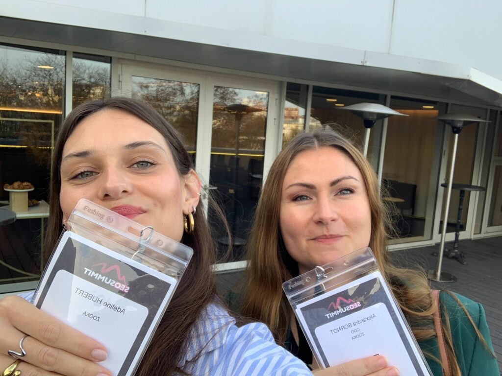 une partie de l'équipe Zooka présente au SEO Summit